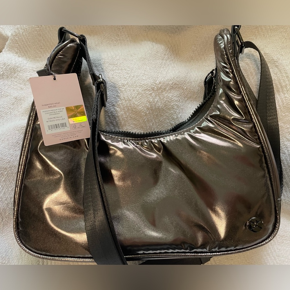 Danskin Metallic Crossbody Bag